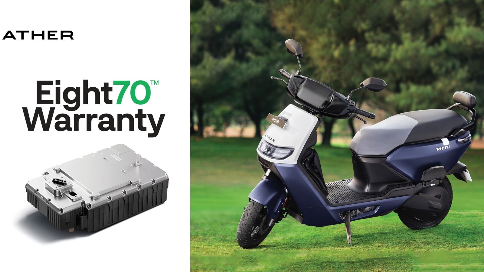 Ather Energy Limited Unveils battery ‘Eight70TM Warranty’ - Turbocharged