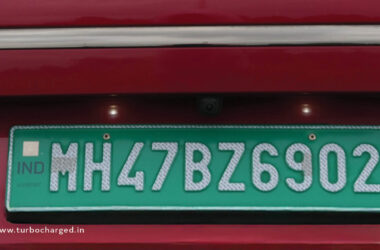 EV Number plate